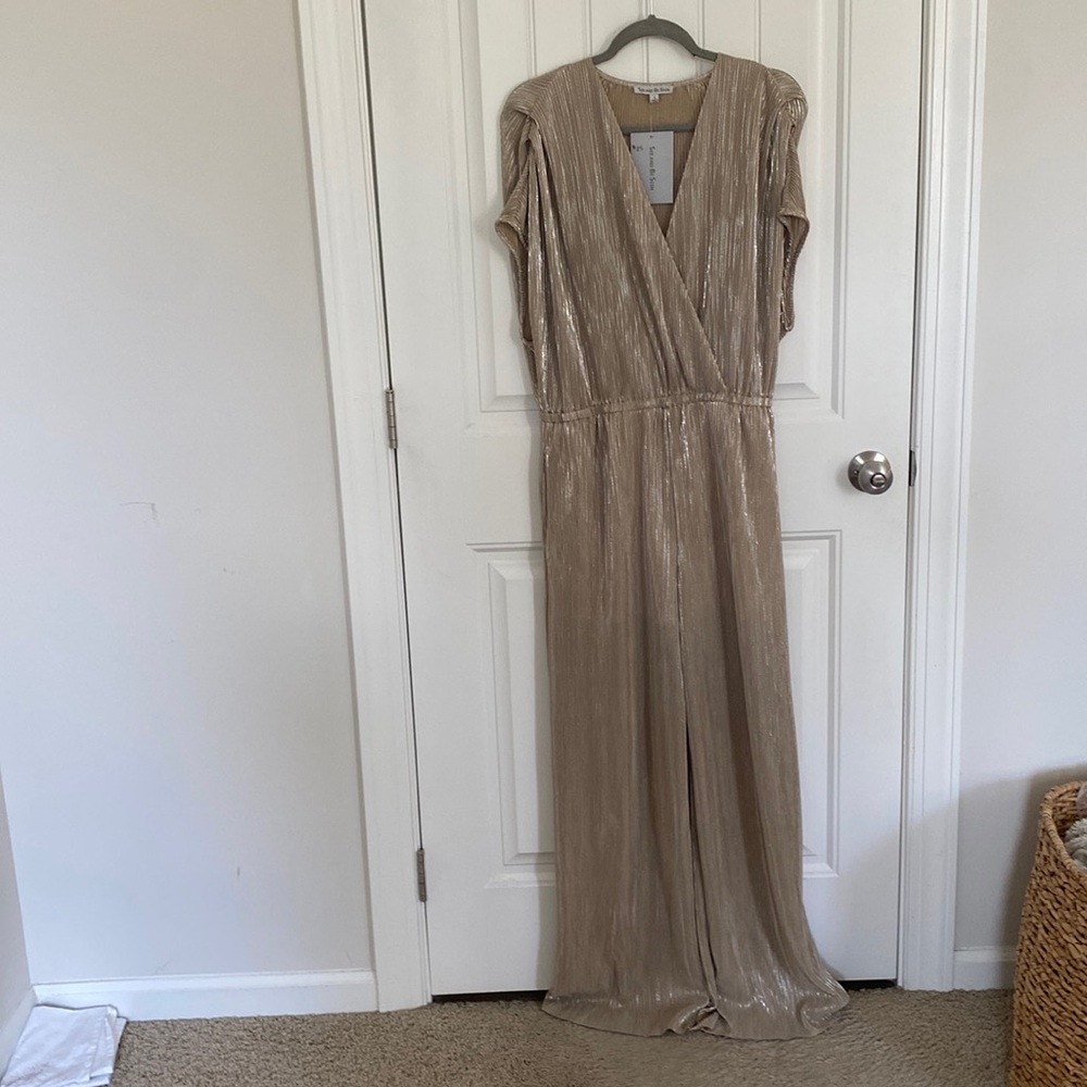Gold/champagne jumpsuit